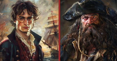 Harry Potter : 12 personnages imaginés en pirates