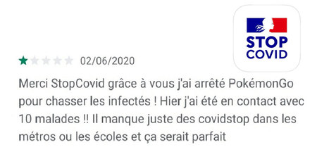 StopCovid : le grand n'importe quoi des avis du Play Store et de l'App Store