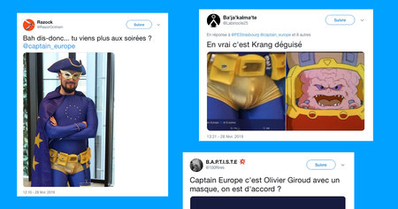 Top tweets : Captain Europe est moqué par les internautes