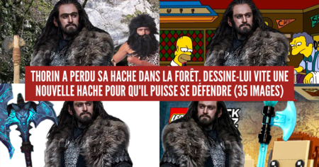 Le Hobbit : on a demandé de dessiner une hache pour Thorin et ça a dérapé (35 images)