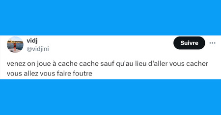 Top 20 des tweets les plus drôles sur le cache-cache, le meilleur jeu de notre enfance