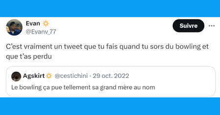 Top 20 des tweets les plus drôles sur le bowling, le meilleur jeu entre amis