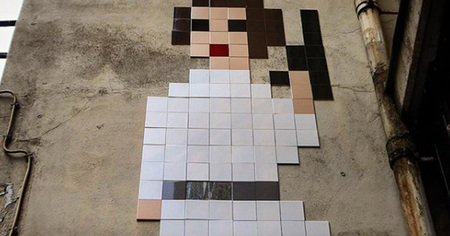 Mark Hamill fier d'un hommage pour la Princesse Leia réalisé par Invader à Paris