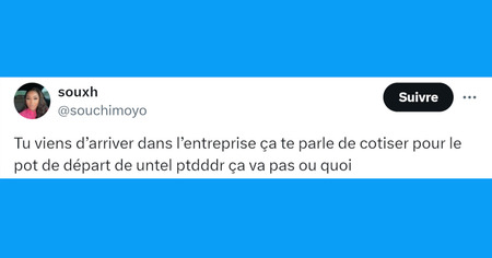 Top 20 des tweets les plus drôles sur les pots de départ, de l'alcool et des collègues