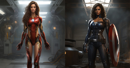 Iron Man, Captain America, Black Panther : 6 super-héros transformés en femme