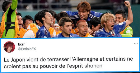 Coupe du Monde 2022 : les meilleures réactions au match Allemagne/Japon, les internautes n'en reviennent pas (30 tweets)