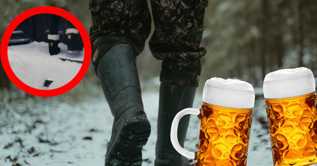 Ces bottes insolites laissent des traces de pintes de bières dans la neige