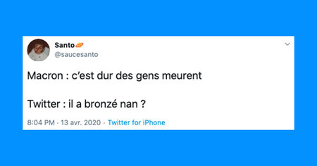 Coronavirus : le meilleur de Twitter après le nouveau discours d'Emmanuel Macron (40 tweets)