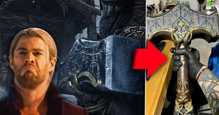 God of War Ragnarok : ce Mjolnir créé par un fan a de quoi rendre jaloux le Thor du MCU