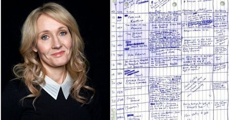 Harry Potter : découvrez à quoi ressemblent les brouillons de J.K. Rowling