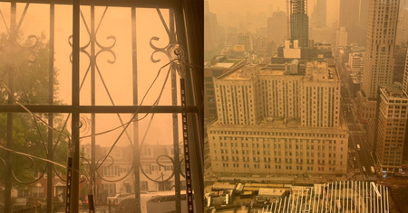 New York : 30 photos apocalyptiques provenant des incendies au Canada