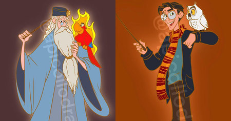 Quand 55 personnages Disney deviennent des personnages de Harry Potter