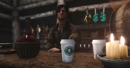 Skyrim : déjà 2 mods basés sur la tasse Starbucks de Game of Thrones