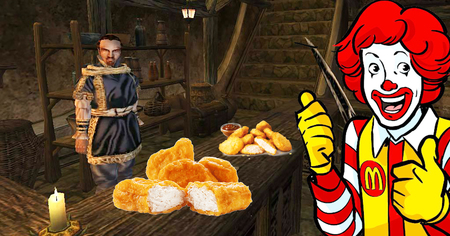 McDonald's : The Elder Scrolls III Morrowind vous permet maintenant de commander des nuggets