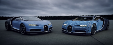 LEGO construit une Bugatti Chiron grandeur nature et elle roule sans aide extérieure !