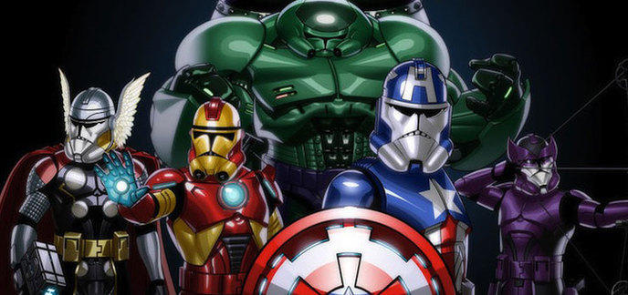 Les personnages Marvel version Stormtroopers