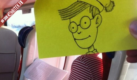 14 montages photos avec un post-it