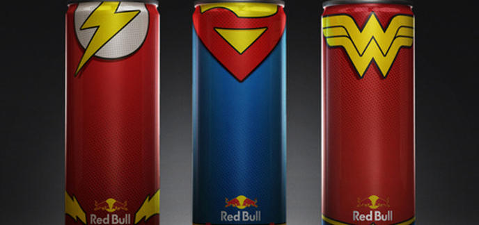 Des canettes Red Bull transformées en super canettes 