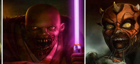 Les personnages de Star Wars en version zombie, ils sont flippants !