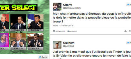 Le top des tweets de la semaine du 9 au 16 février 2015