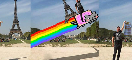 Ce Belge rate sa photo avec la Tour Eiffel, Internet réalise de nombreuses parodies hilarantes !