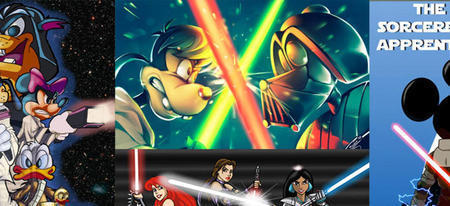 Quand les personnages Disney rencontrent Star Wars