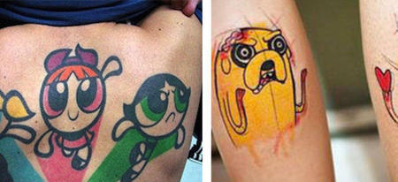 Top 40 des tatouages Cartoon vraiment surprenants