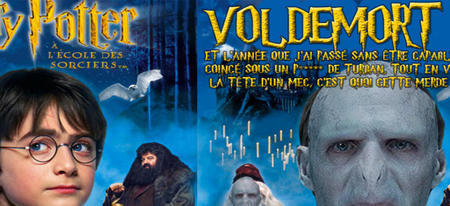 Harry Potter : les couvertures des livres avec Voldemort comme personnage principal