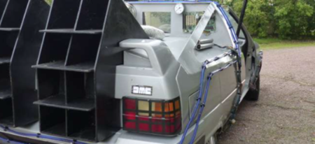 Il transforme sa Citroën BX en Delorean