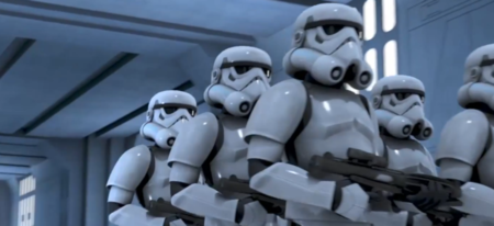 Le casque des Stormtroopers a bien changé depuis 1977