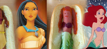 WTF : les princesses Disney transformées en hot-dogs