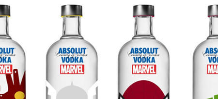 Vodka + Marvel = des bouteilles trop classes