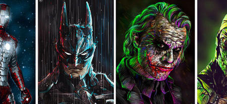 Top 20 des incroyables fan arts Geeks de Danel Yessaliyeva : Star Wars, Mortal Kombat, Batman...