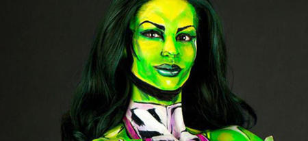 Body Painting : cette femme est une experte de la transformation en super héros