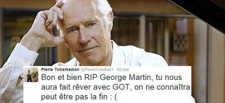 Mort de George Martin : les 7 réactions différentes des internautes en apprenant la nouvelle