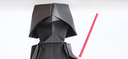 Faites votre propre Dark Vador en Origami grâce à ce tuto !