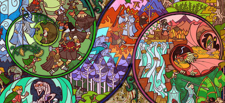 Les vitraux Geek de Jian Guo