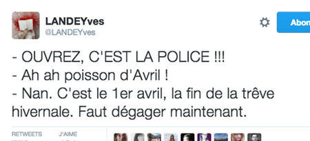 Le top des meilleurs tweets sur le premier avril