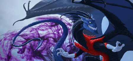 Batman, Deadpool et autres super-héros en dragons par Lynton Levengood !