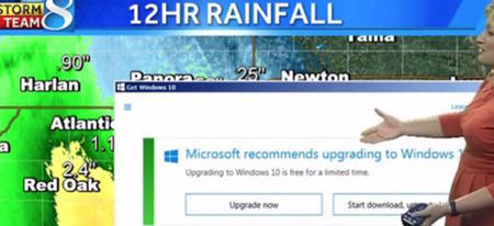 Quand Windows 10 perturbe un bulletin météo !