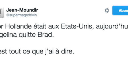 Top 20 des meilleurs tweets sur Brad Pitt et Angelina Jolie, la rupture qui a cassé Internet !