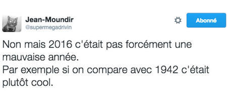 Top 10 des meilleurs tweets sur la fin de l'année 2016, pour bien commencer 2017