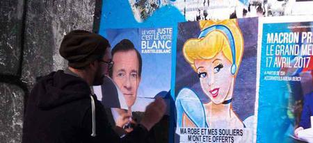 Le street-art fait campagne avec d'excellentes affiches !