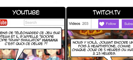 Quand YouTube se compare à Twitch (BD)