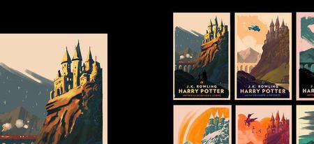 Ces couvertures d'ebooks Harry Potter n'ont jamais été publiées et pourtant, elles sont sublimes