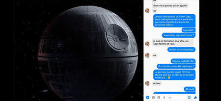 Quand un internaute troll un faux compte Facebook en disant être ingénieur pour l'Etoile de la Mort