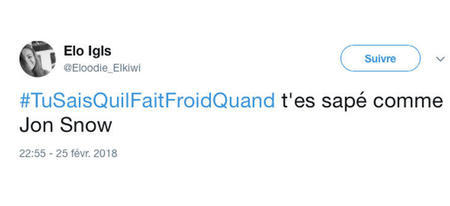 Top tweets : tu sais qu'il fait froid quand...