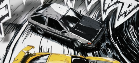 Des voitures miniatures repeintes dans le style d’Initial D