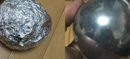 Vous allez tomber sous le charme de ces boules de papier d'aluminium parfaitement polies par les Japonais !