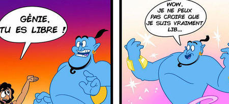 Aladdin : le souhait du génie était vraiment stupide (BD)